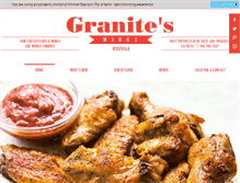 Tablet Screenshot of graniteswings.com